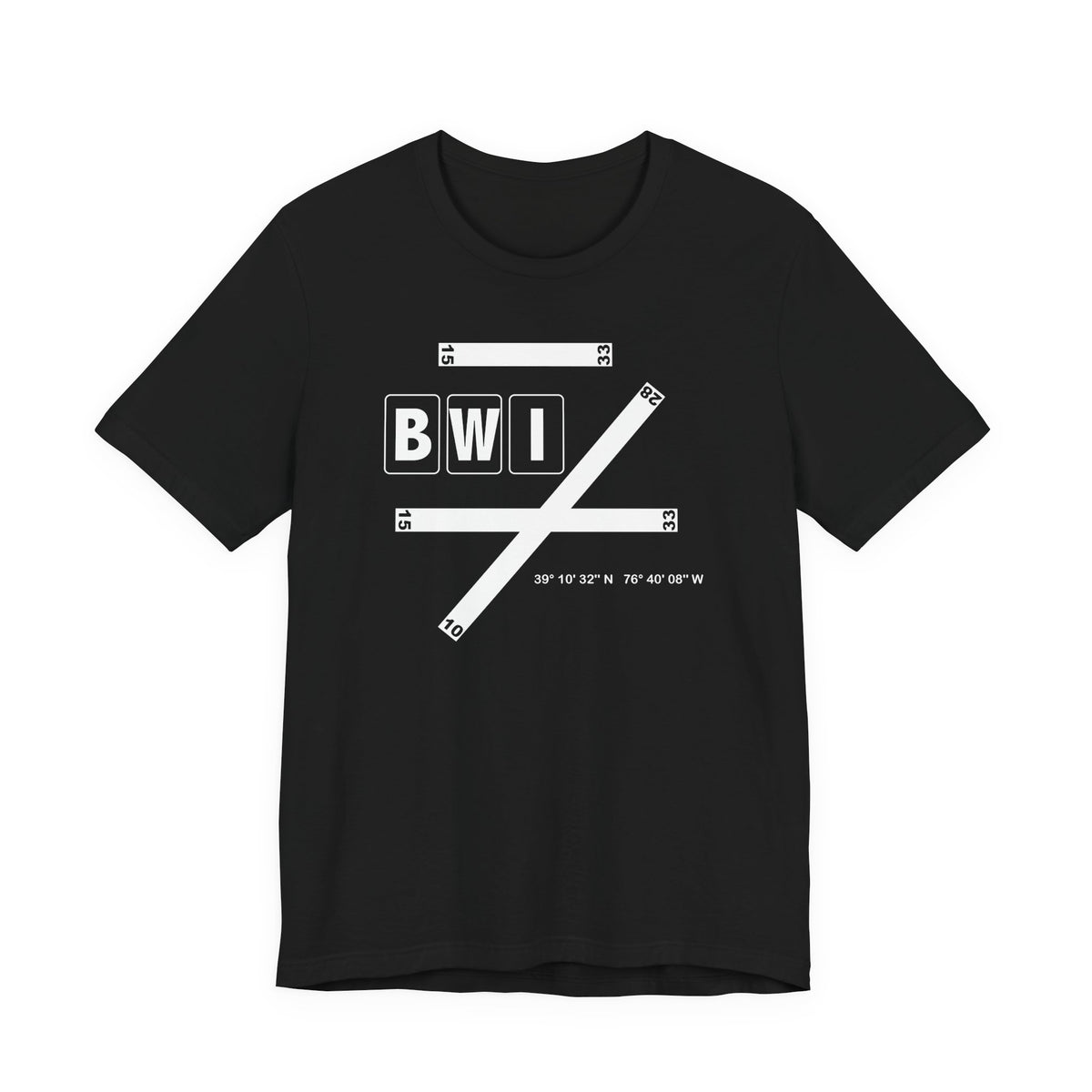 BWI Airport Code Tee Shirt 1