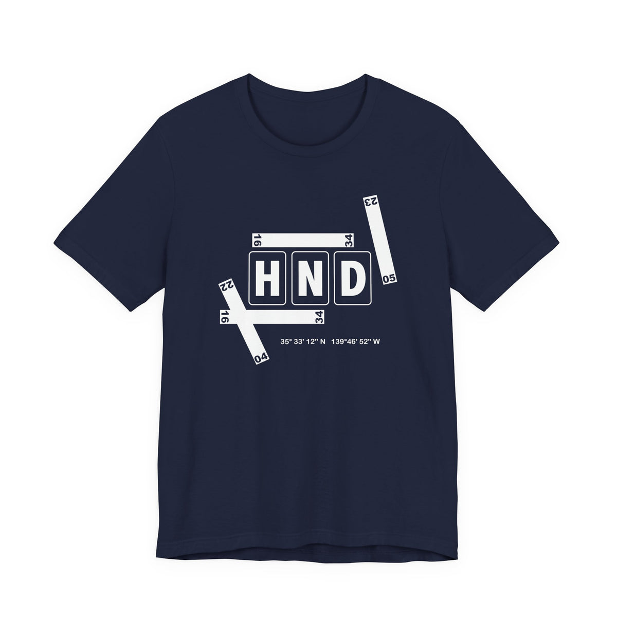HND Airport Code Tee Shirt 1