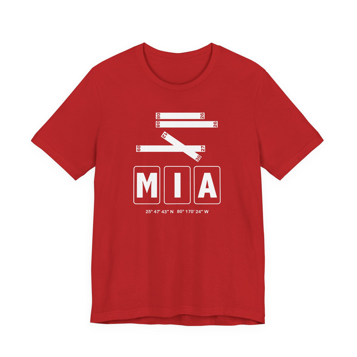 MIA Airport Code Tee Shirt 1