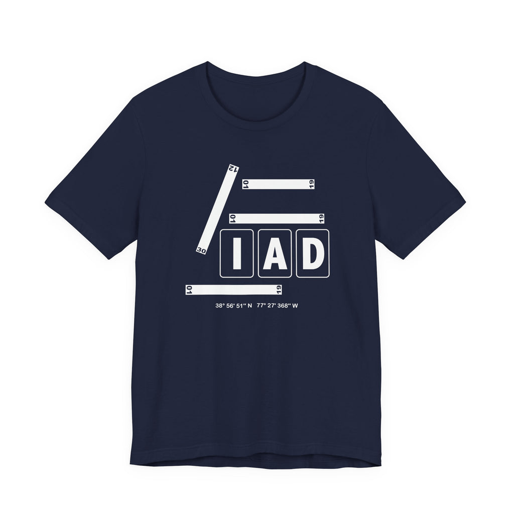 IAD Airport Code Tee Shirt 1