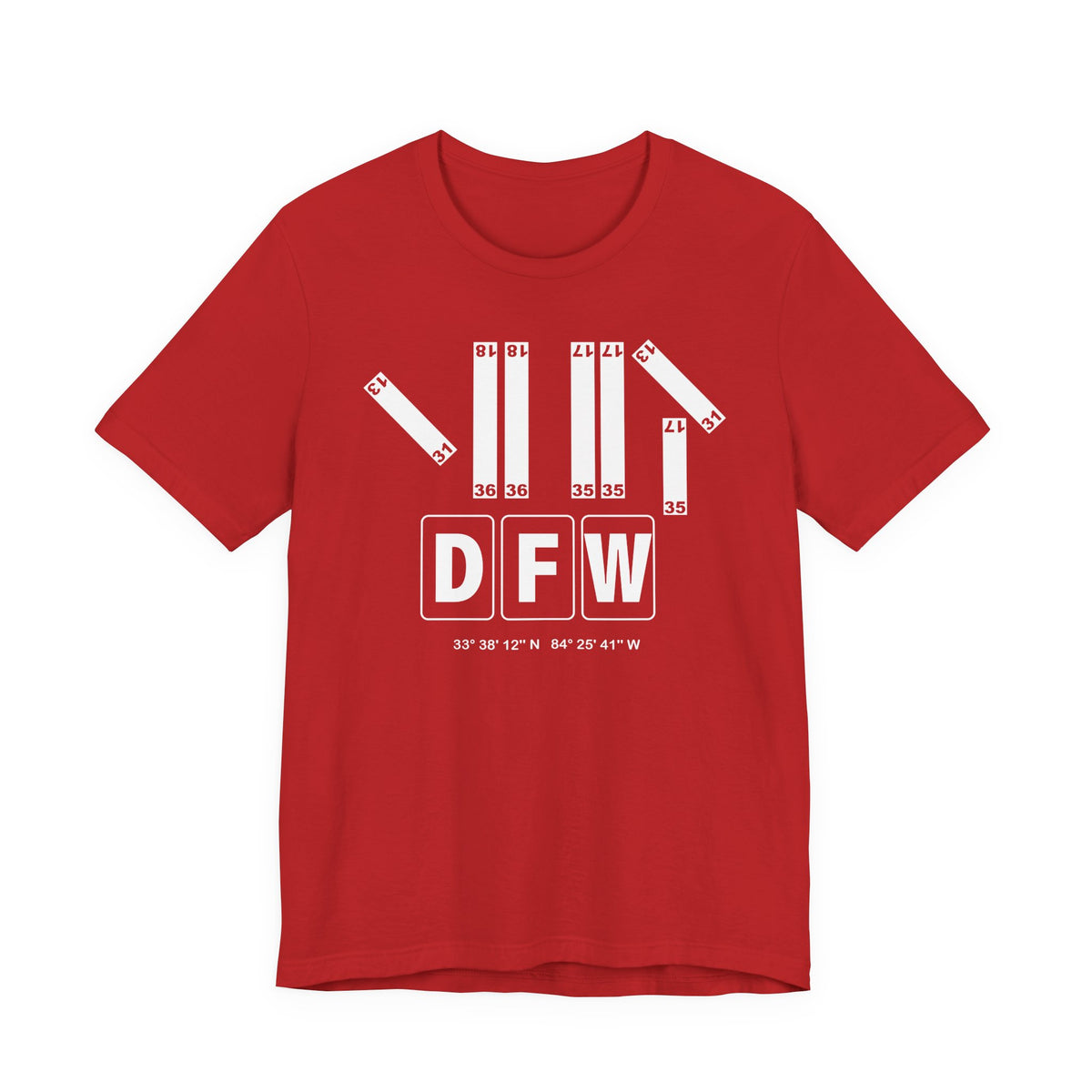 DFW Airport Code Tee Shirt 1