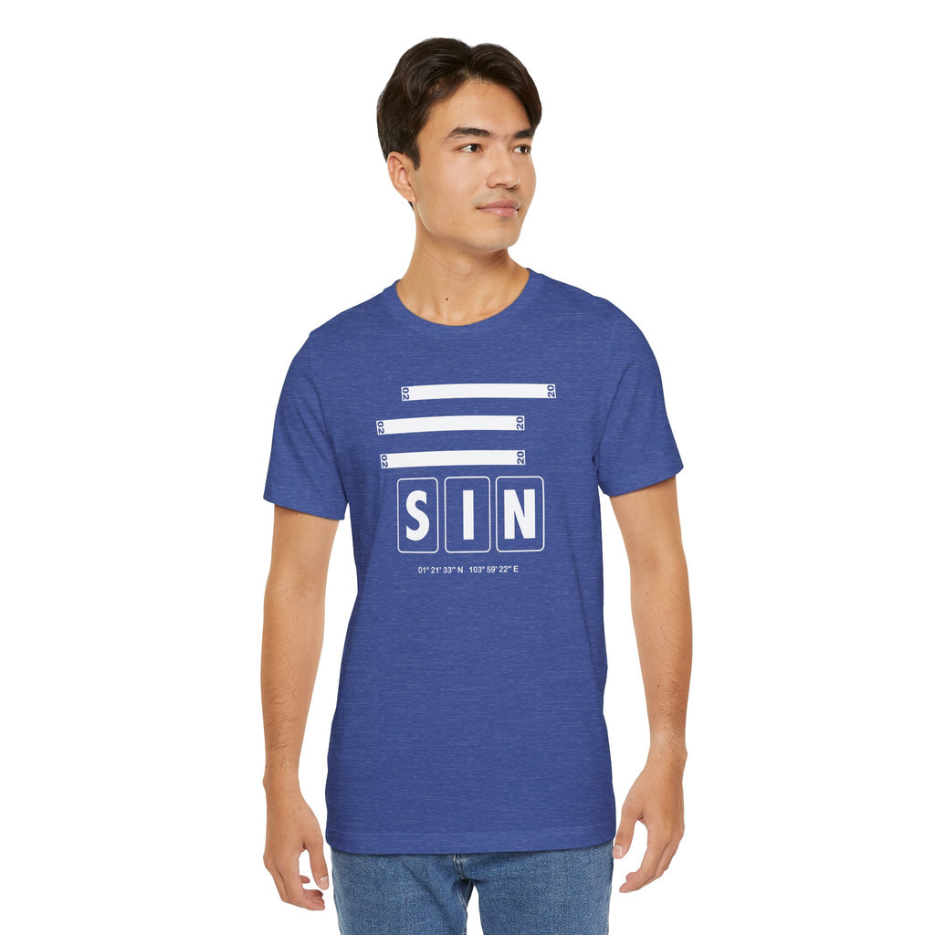 SIN Airport Code Tee Shirt 1