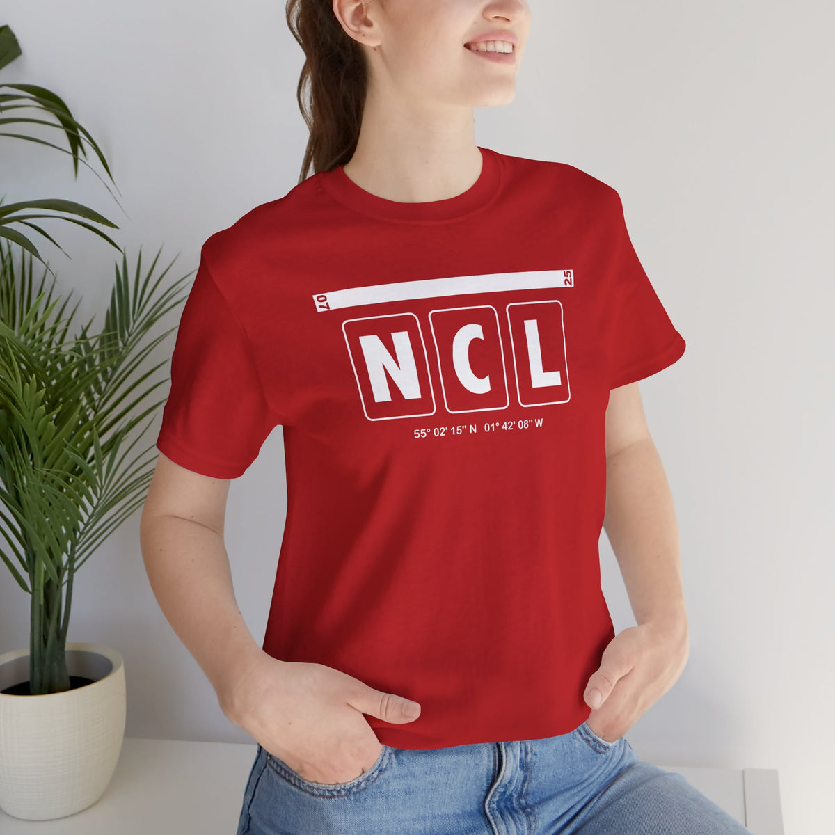 NCL Airport Code Tee Shirt 1