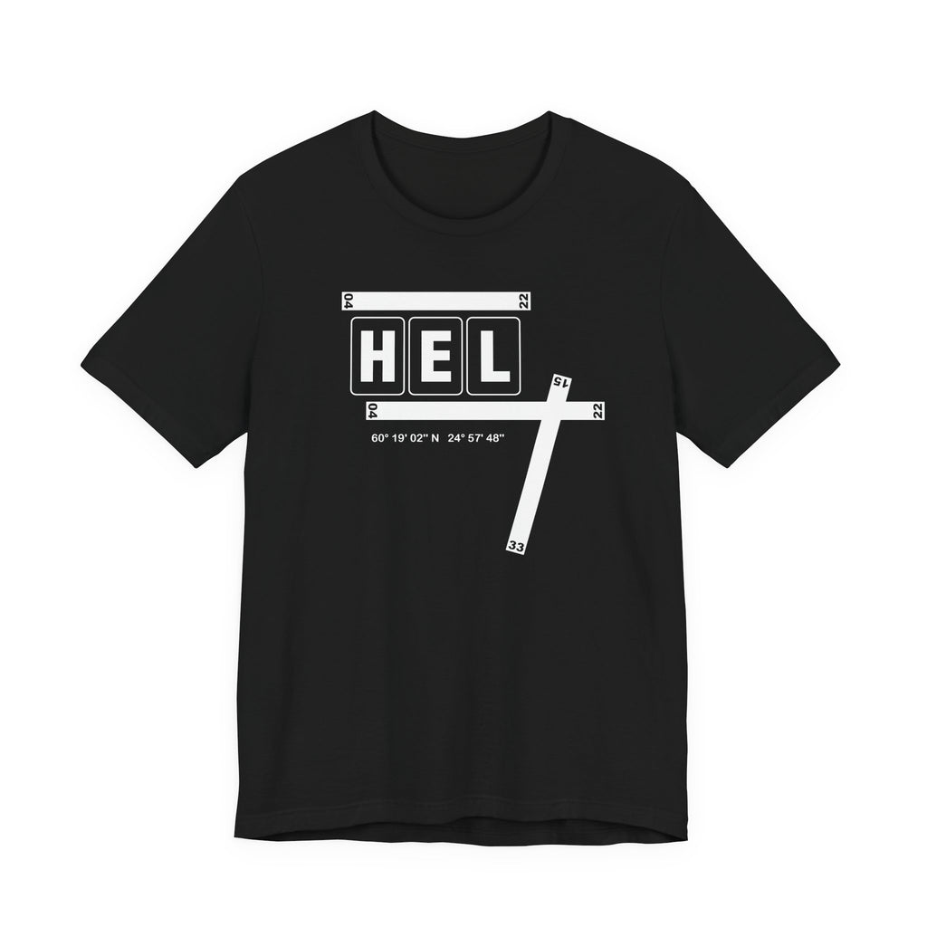 HEL Airport Code Tee Shirt 1