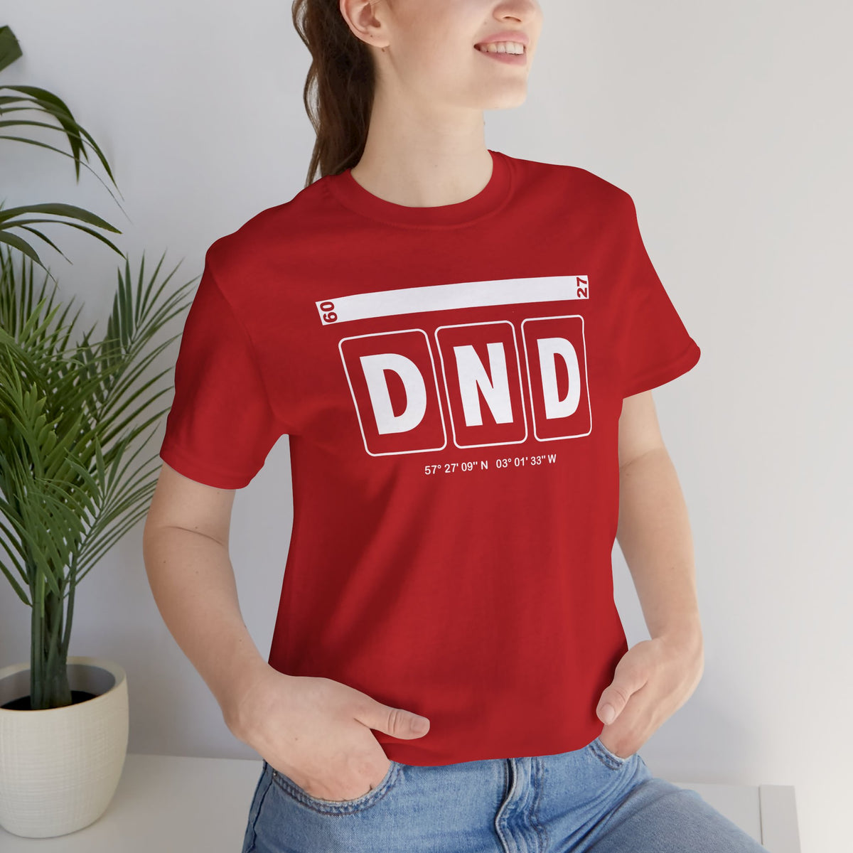 DND Airport Code Tee Shirt 1
