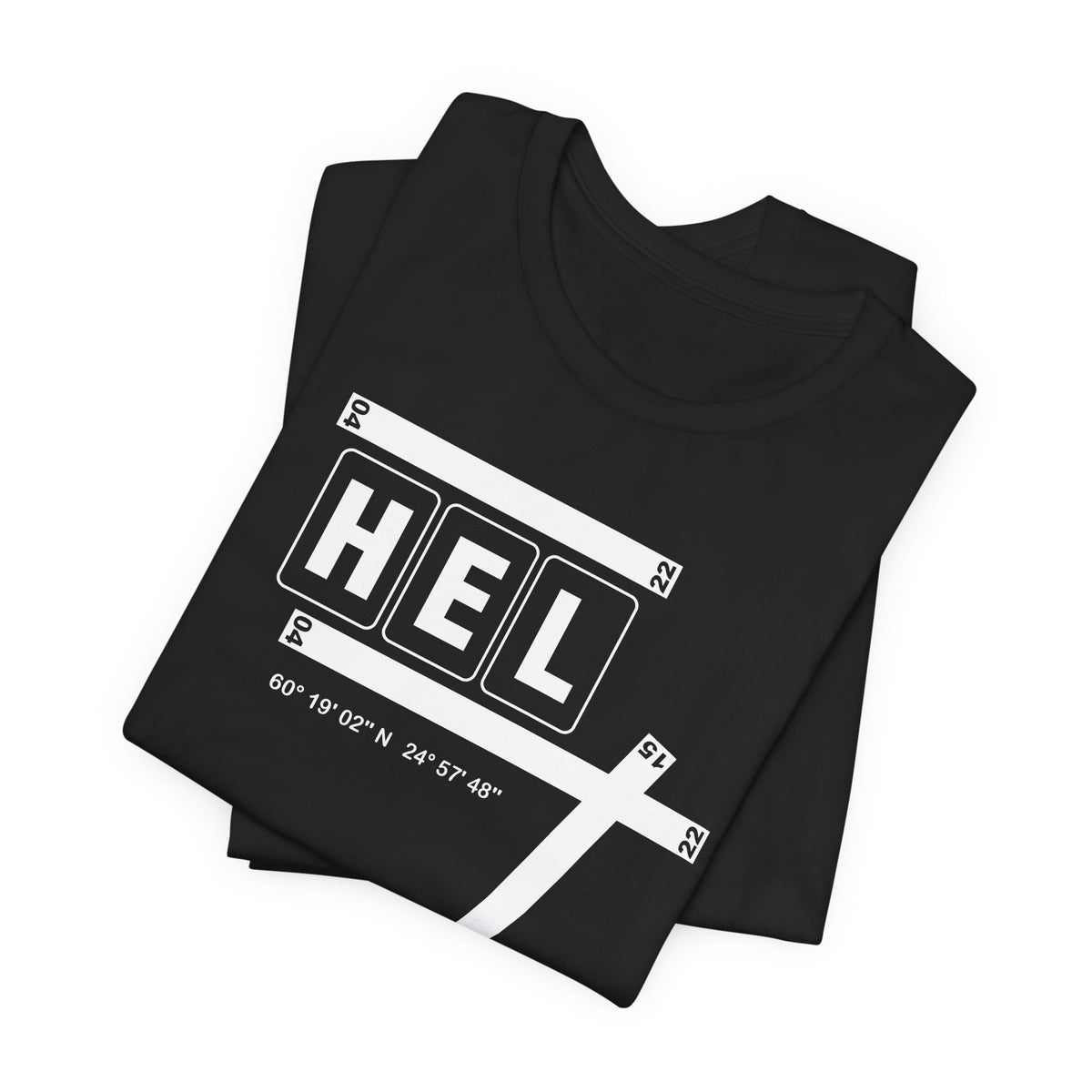 HEL Airport Code Tee Shirt 1