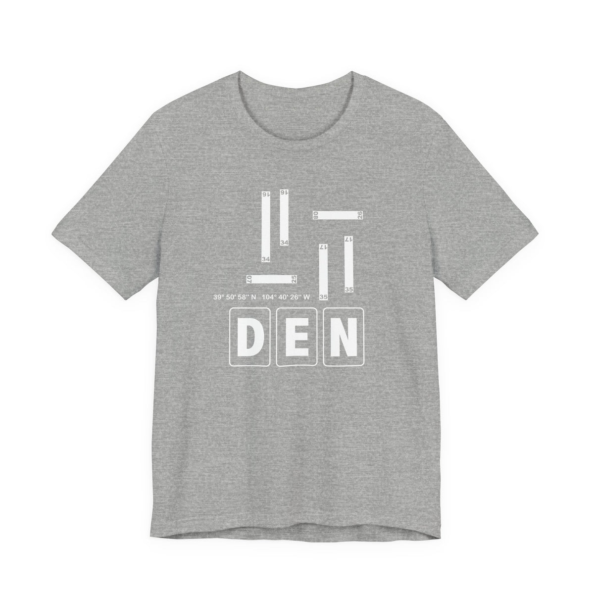 DEN Airport Code Tee Shirt 1
