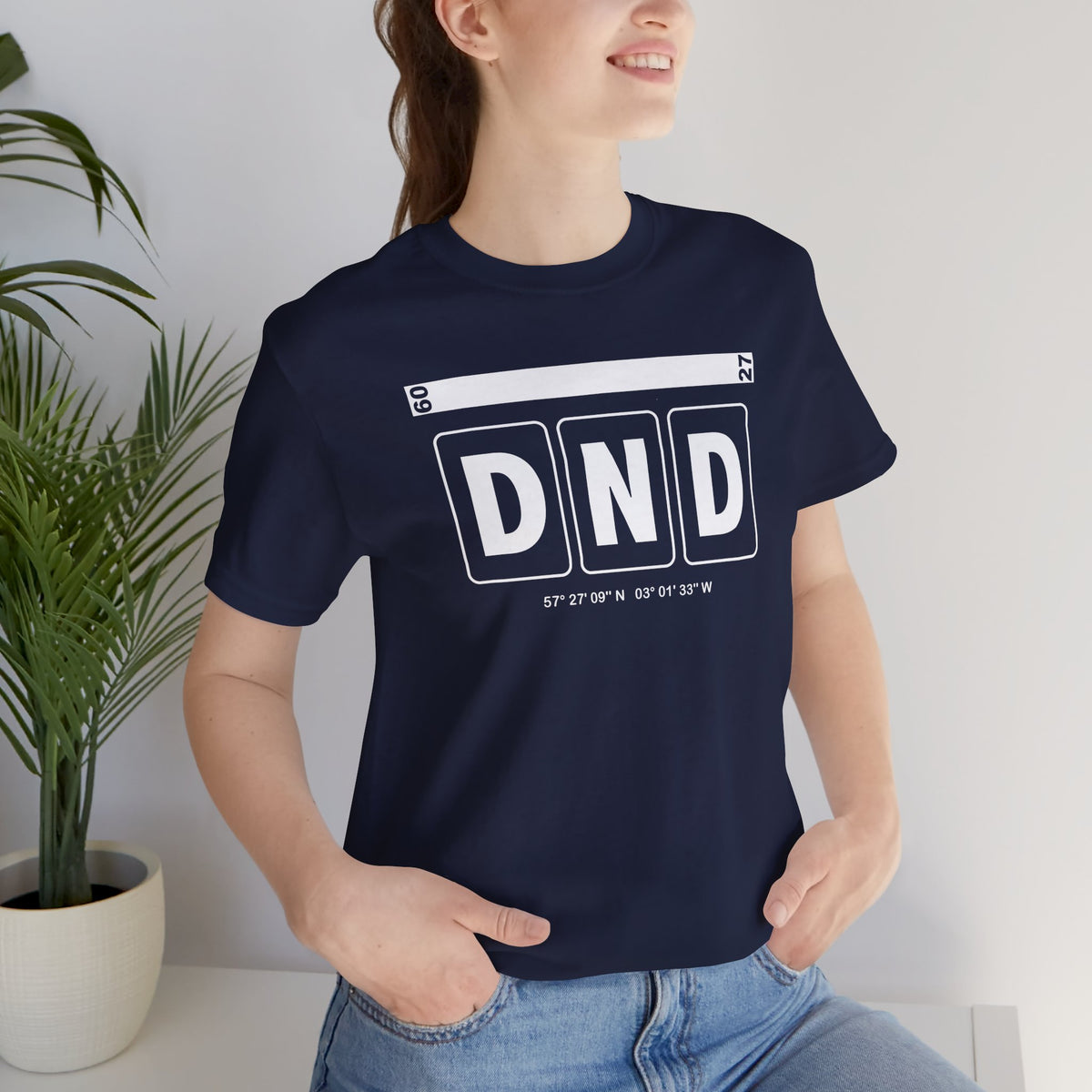 DND Airport Code Tee Shirt 1