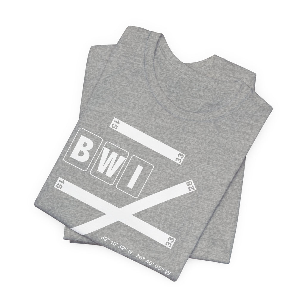 BWI Airport Code Tee Shirt 1