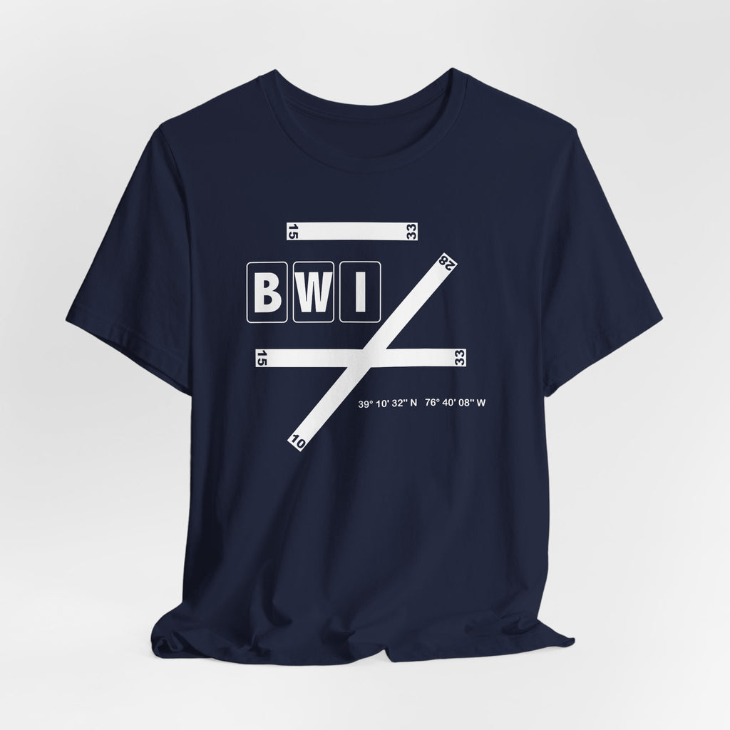 BWI Airport Code Tee Shirt 1