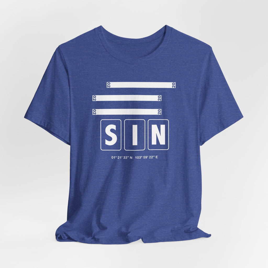 SIN Airport Code Tee Shirt 1